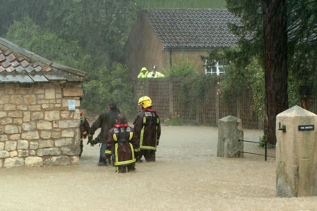 Police and the Fire and rescue service  visited Brodsworth properties in 2007