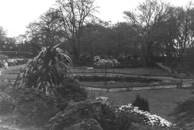 The rockery in the Burn Valley Gardens can be seen in this 1975 picture. Photo: Hartlepool Library Service.