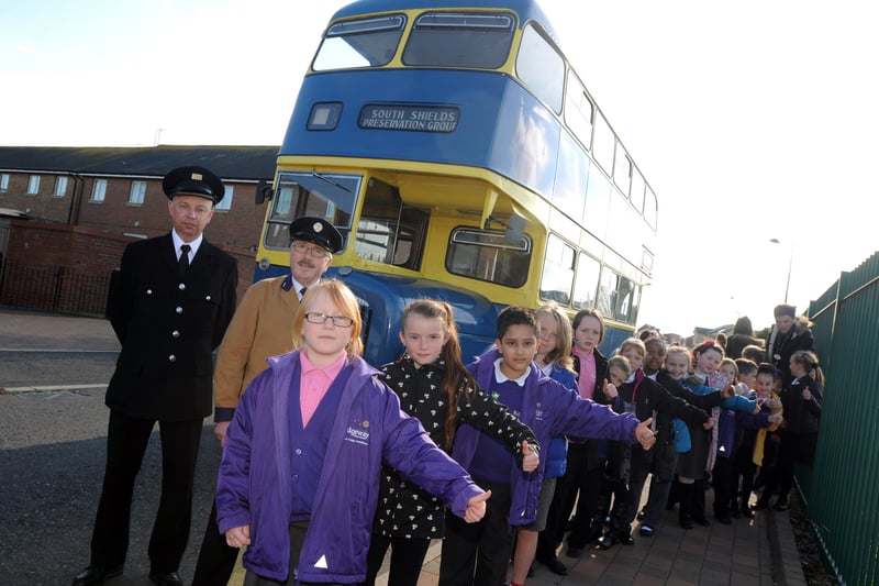 A bus tour was on the schedule for these Ridgeway Primary School pupils 3 years ago.
