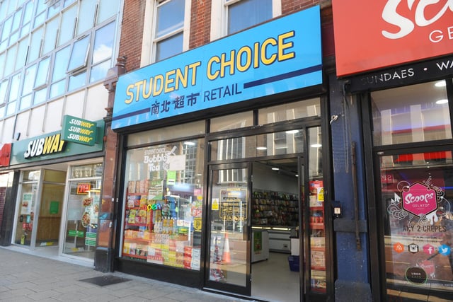 Student Choice grocery store in Commercial Road, Portsmouth is open during the lockdown. Picture: Sarah Standing (051120-7737)