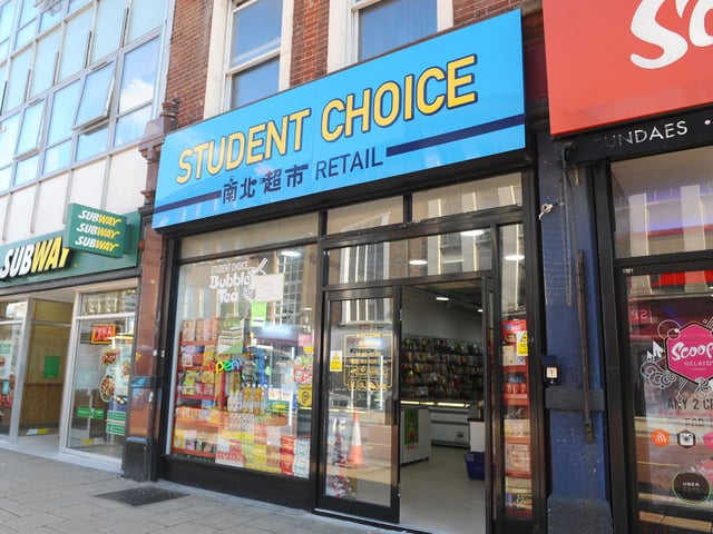 Student Choice grocery store in Commercial Road, Portsmouth is open during the lockdown. Picture: Sarah Standing (051120-7737)