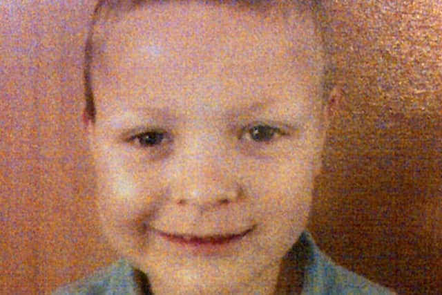 Conley Thompson, 7, was found dead in a black plastic pipe on the building site for the Church View housing development on the morning of July 27, 2015.