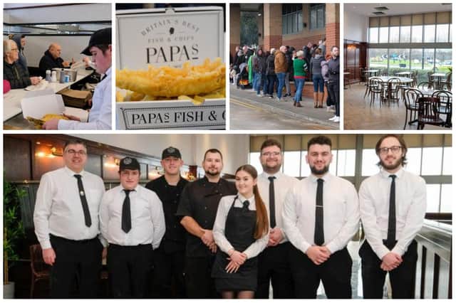 Papas Fish and Chips opened near Crystal Peaks in Sheffield earlier this week