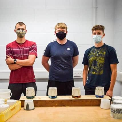 Students setting up a business during lockdown to make plant pots out of plastic found in Sheffield's rivers.