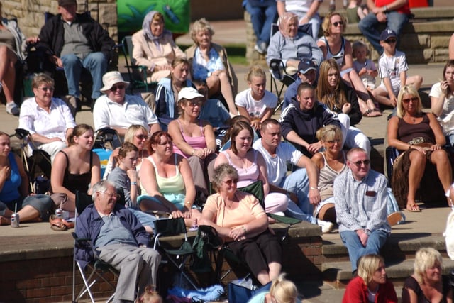 It's a big crowd for Tommy's Talent Show in 2005. Are you pictured?
