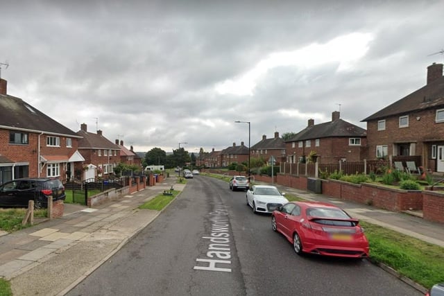 Handsworth South had the 12th fastest rising house prices in Sheffield. They went up 15.8 per cent in the year to September 2022, equating to a £25,250 boost in value.