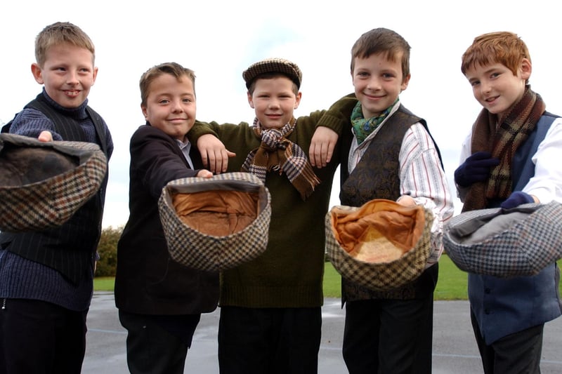 These pupils were ready for a trip to Beamish in 2003 and they donned Victorian dress for the occasion. Remember this?