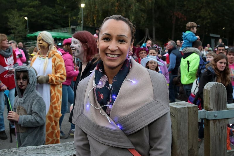 Athlete Jessica Ennis-Hill, seen here on a Light the Night walk in Sheffield, was one of the stars of the London 2012 Olympics when she won gold in the heptathlon. She returned to  hero's welcome, got the freedom of the city and a stand was named after her at Sheffield United's ground.