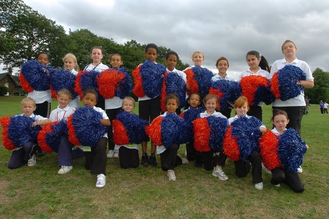 Norfolk park Majorettes performed at the 2006 Sheffield Fayre