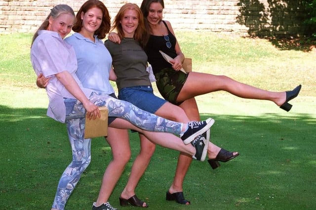 Sarah Moore, Beth Argent, Angela Wilkinson and Zoe Wilson Smith in 1997.