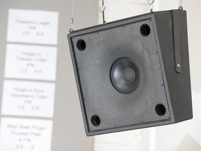 One of the Danley loudspeakers.