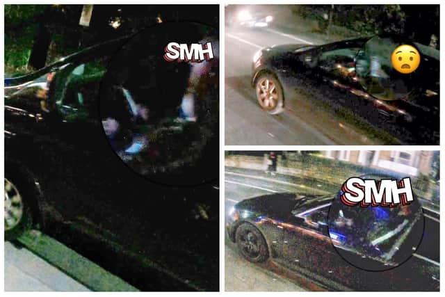 Drivers could be getting an unexpected £200 fine through the post – after police photographed offences on one of Sheffield’s busiest roads yesterday. Police have issued these pictures of drivers using their phones while driving