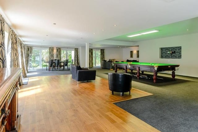 As if the bar is not enough for a good night in, how about this games room? It is a huge space that could just about accommodate any indoor activity?