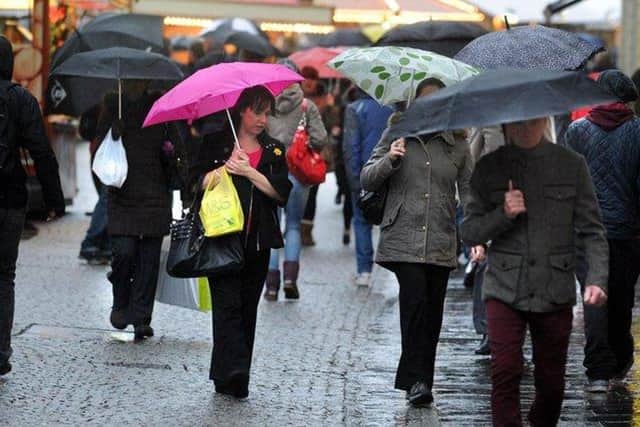 It is grim out there today - a yellow weather warning for rain in Sheffield remains in place