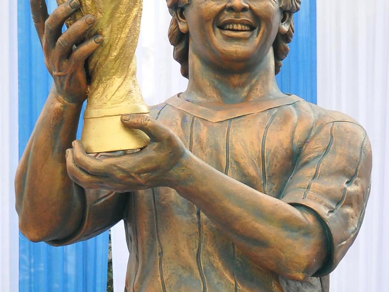 Genuinely, the only clue here is the Word Cup trophy.....
