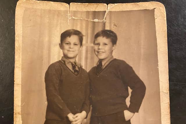 Brian Tyree (right) and his brother Cyril at their Barnardos home in Dorset.