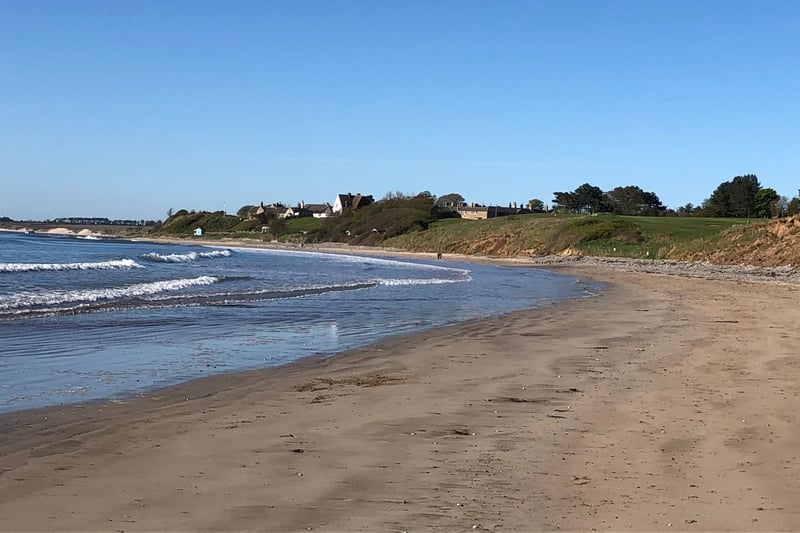 Foxton beach lies just to the north of Alnmouth.