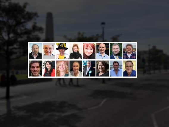 The 16 candidates standing in the upcoming Hartlepool by-election.