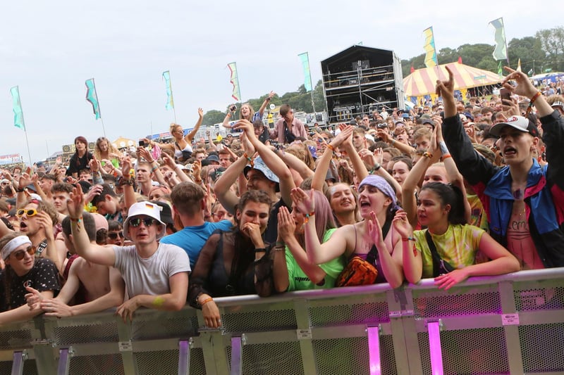 Fans down the front at the Y Not Festival