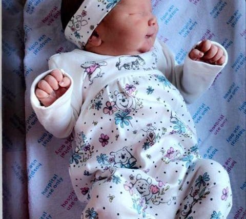 Baby Willow Bellamy was born on May 6 to mum Zoe Lee.