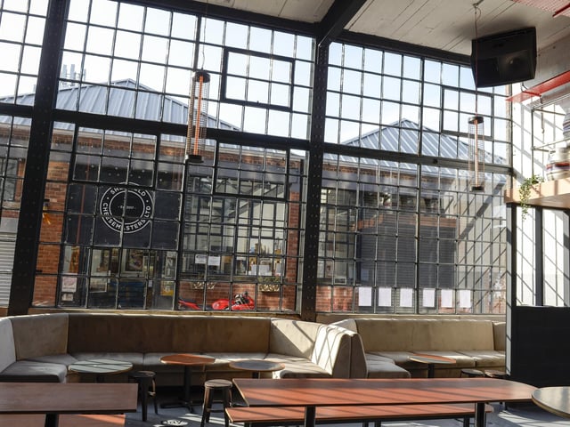 Factory Floor's neighbours in Neepsend include Sheffield Cheesemasters and the Depot Bakery.