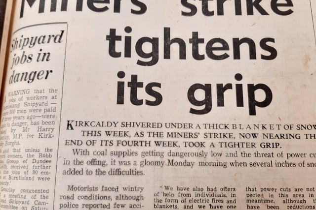 The big story at the start of 1972 was the miners' strike