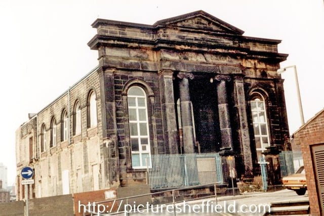 Former Mount Zion Congregational Chapel, Westfield Terrace, after the demolition of the Royal Hospital