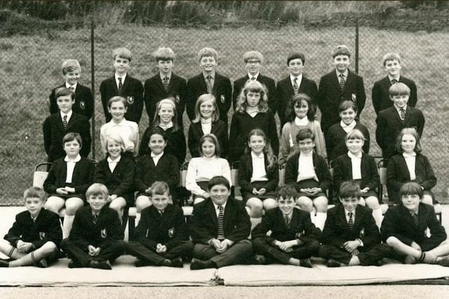 A class of students at King Edward VII Lower School in 1969