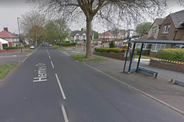 The junction of Herries Drive and Piper Road, where the crash occurred.