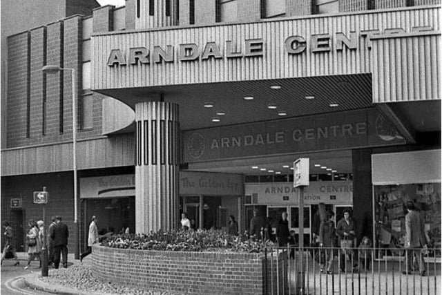 The Golden Egg (left) was a popular cafe in the Arndale Centre.