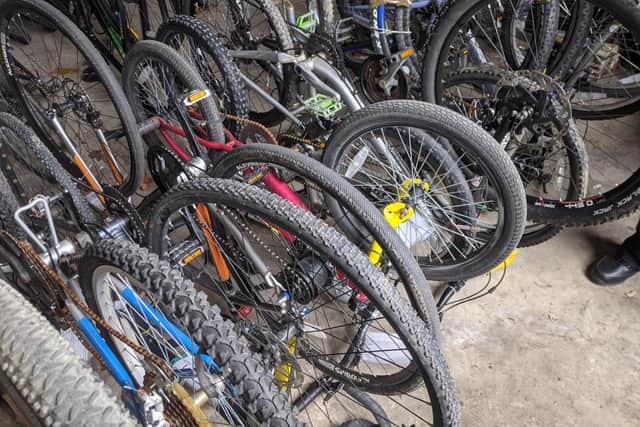Unclaimed bikes will go to a charitable trust in Sheffield.