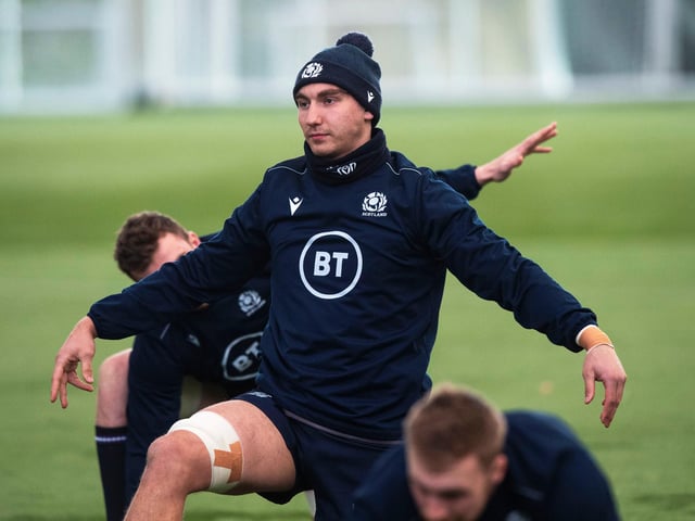 On the receiving end of the punch that saw Mohammed Haouas sent off. Did plenty of dirty work as Scotland's back row impressed.