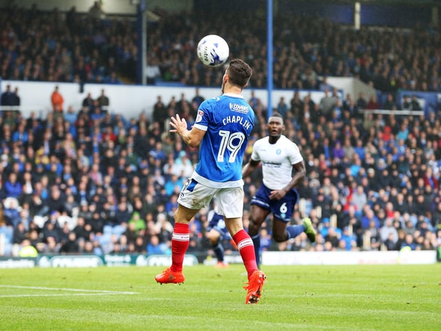 One of the finest headed goals from a Pompey man came from the little poacher.