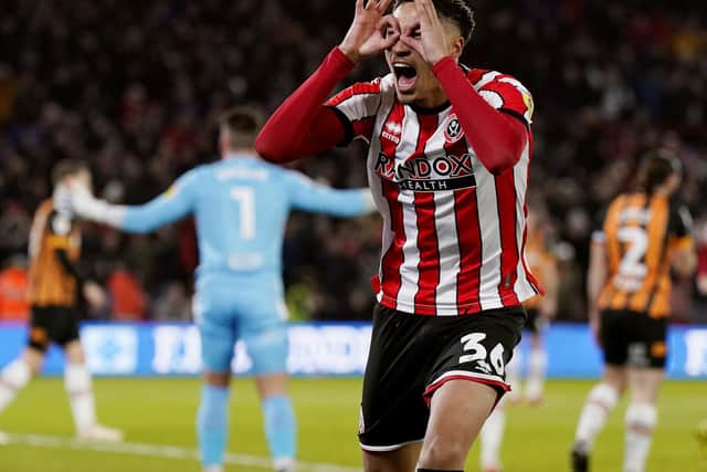 Daniel Jebbison is now proving why Sheffield United always rated him so highly: Andrew Yates / Sportimage