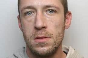 Pictured is Mark Hargreaves, aged 34, of Emblem Terrace, Wakefield, who pleaded guilty to attempting to communicate sexually with a child and was sentenced at Sheffield Crown Court to 12 months of custody.