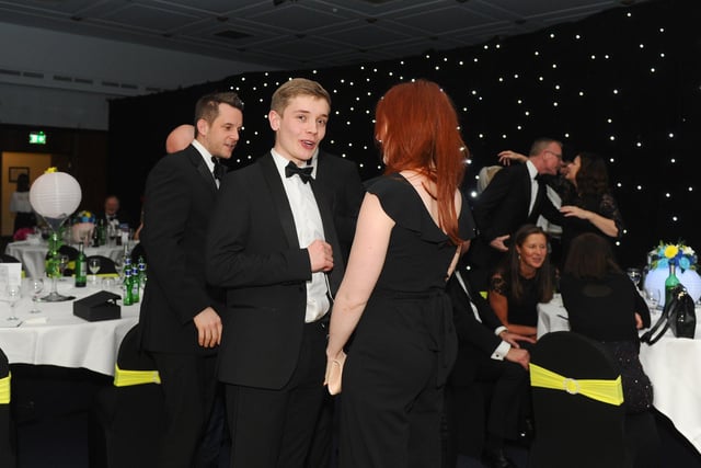Harry Love from BAE Systems who won Apprentice/Trainee of the Year Award.
 (210220-8593)