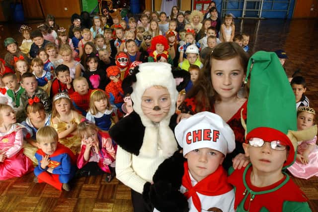 Pupils from Fellgate Primary School are dressed as their favourite book character in this photo from 16 years ago.