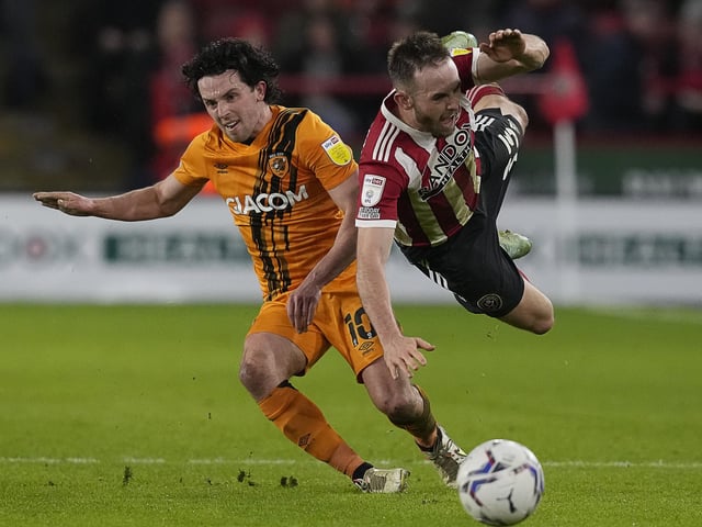 Given another chance on the left in Bogle's absence, he seemed determined to take it with a number of direct runs in the first half. Crudely wiped out by Honeyman in the closing stages of the first 45 minutes and flashed a late effort wide as United sought a winner