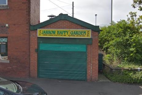 Jarrow Happy Garden on Staple Road has a 4.3 rating from 111 Google reviews.