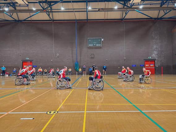 ​Kick off for the Eagles Wheelchair team