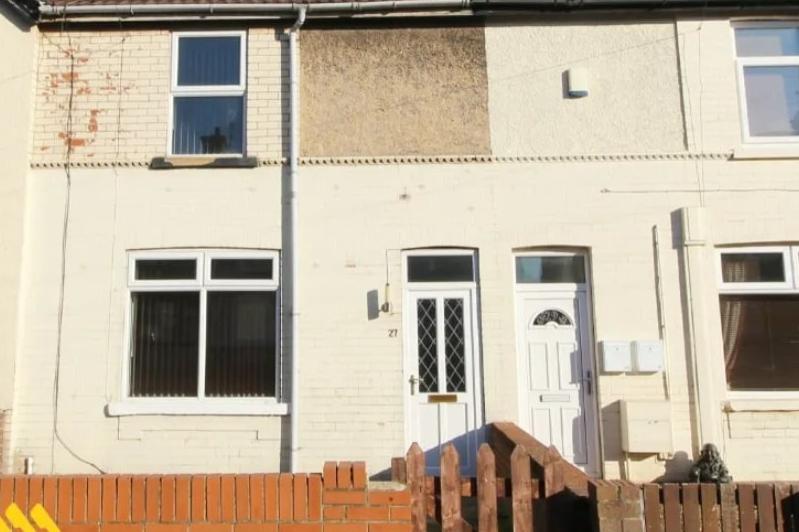 Northwood is selling this two bed terraced house in Church Road, Edlington, for £60,000
