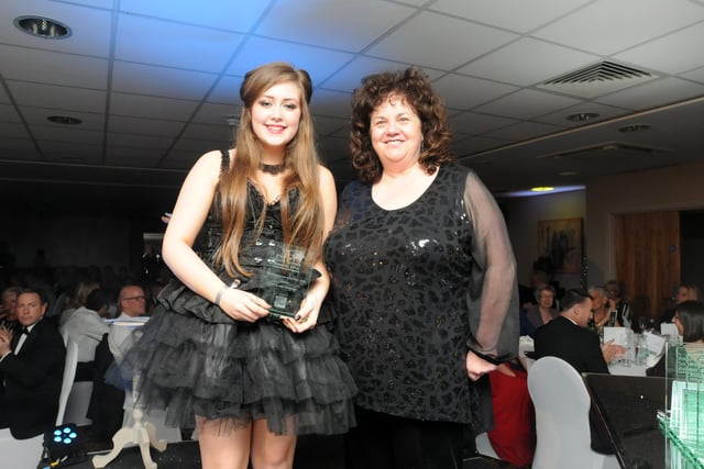 Lily Brooke Widdowson was delighted with her win at the awards in 2014.