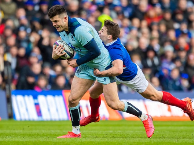 Not as effective as his opposite wing Maitland but put in a tireless shift and almost scored a brilliant late try.