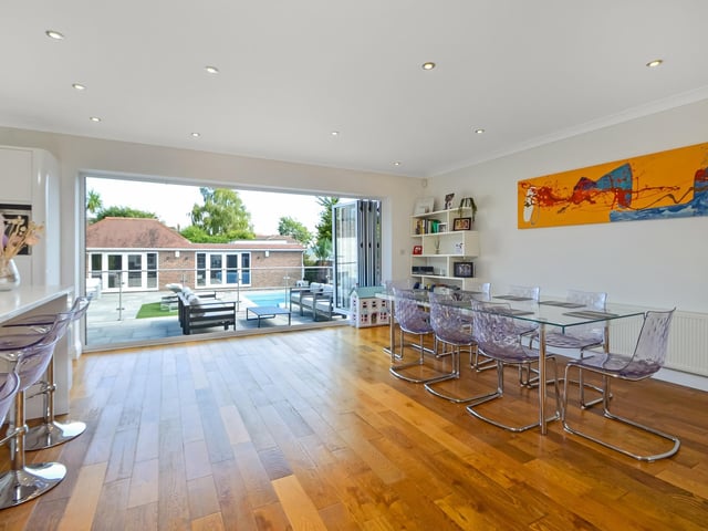 This four bedroom detached house in Drayton Lane, Drayton is on the market for £1.195m. It is listed by Fine and Country.