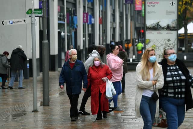 These are all the places where you will still have to wear a mask in Sheffield when Covid restrictions lift for Freedom Day on July 19.
Picture: Jonathan Gawthorpe.