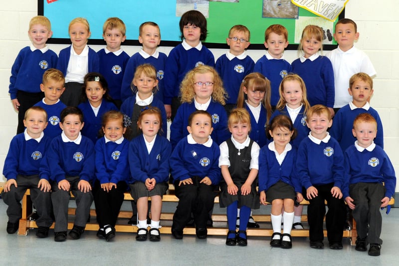 Miss Cornforth's class is in the picture in this Westoe Crown Primary School reception photo from 2013.