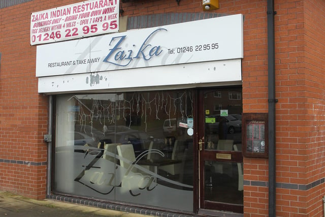 Zaika, at Unit 6, Holme Hall Shopping Centre, Wardgate Way, Chesterfield was handed a three-out-of-five rating after assessment on September 8.