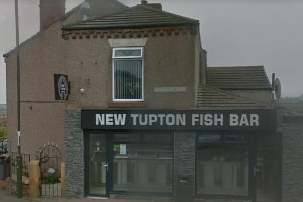 New Tupton Fish Bar  is in ninth place in our readers' list of favourites. Check out the menu at 1 Wingfield Road, New Tupton, near Clay Cross, S42 6XU.