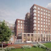 More than a hundred homes could be built in a new tower in Sheffield city centre.