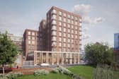More than a hundred homes could be built in a new tower in Sheffield city centre.